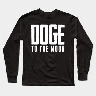 Doge to the Moon Long Sleeve T-Shirt